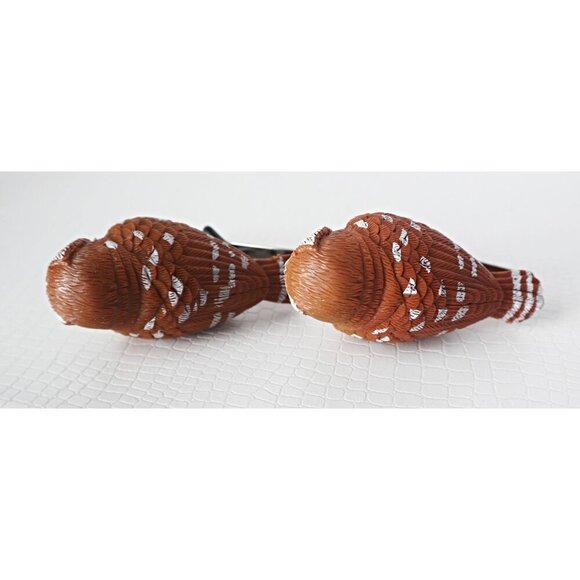 6 Decorative Clip-On Birds With Non-Functional Motion Detectors  Vivid Colors  B - Picture 3 of 7